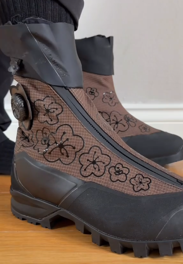 Men's Printed Mid-Top Boots