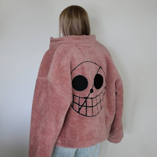 “One Piece” Sherpa Jacket--Couple style-- Donquixote Doflamingo