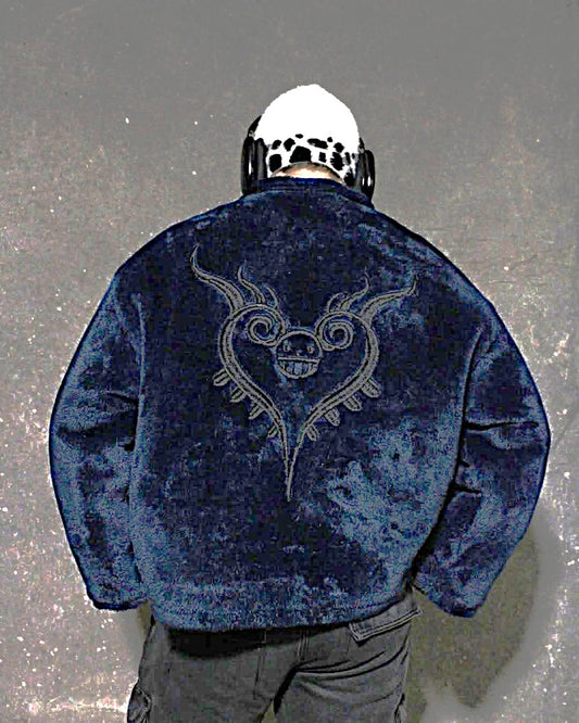 “One Piece” Sherpa Jacket--Couple style--Trafalgar D. Water Law