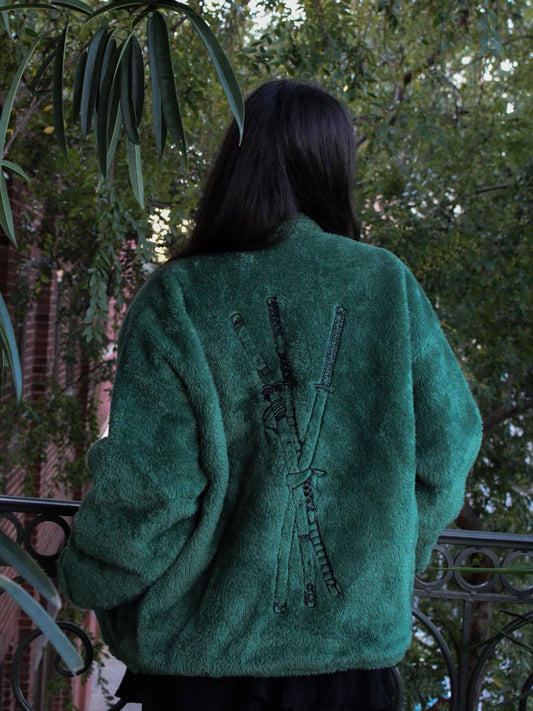 “One Piece” Sherpa Jacket--Couple style--Roronoa Zoro