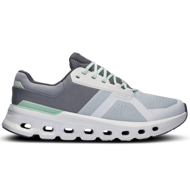 Zapatillas para correr en carretera--Couple style--Gray-Green