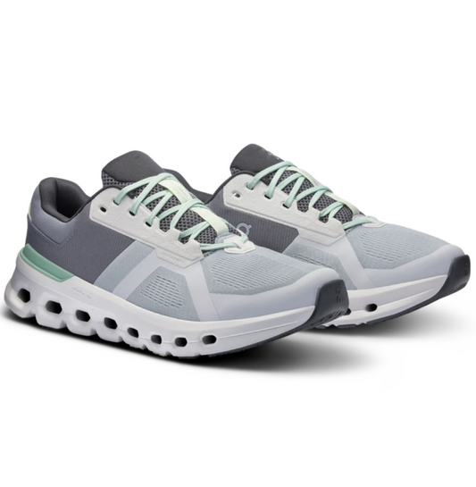 Zapatillas para correr en carretera--Couple style--Gray-Green
