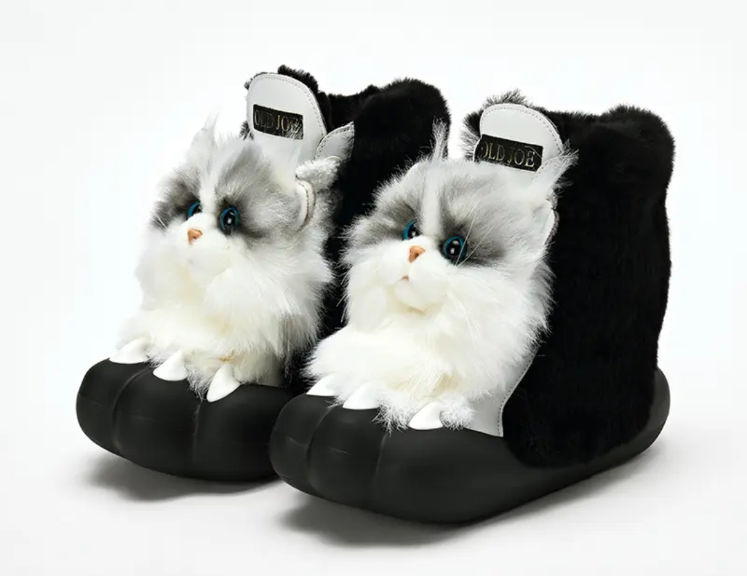 Kitten Plush Snow Boots