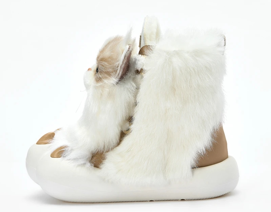 Kitten Plush Snow Boots