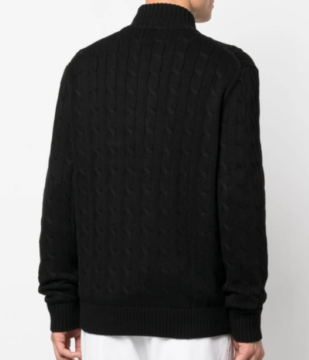 Men's knitted polo shirt