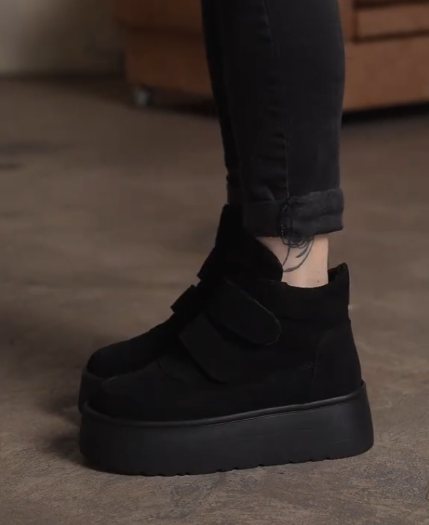 Women's Velcro Platform Casual Shoes