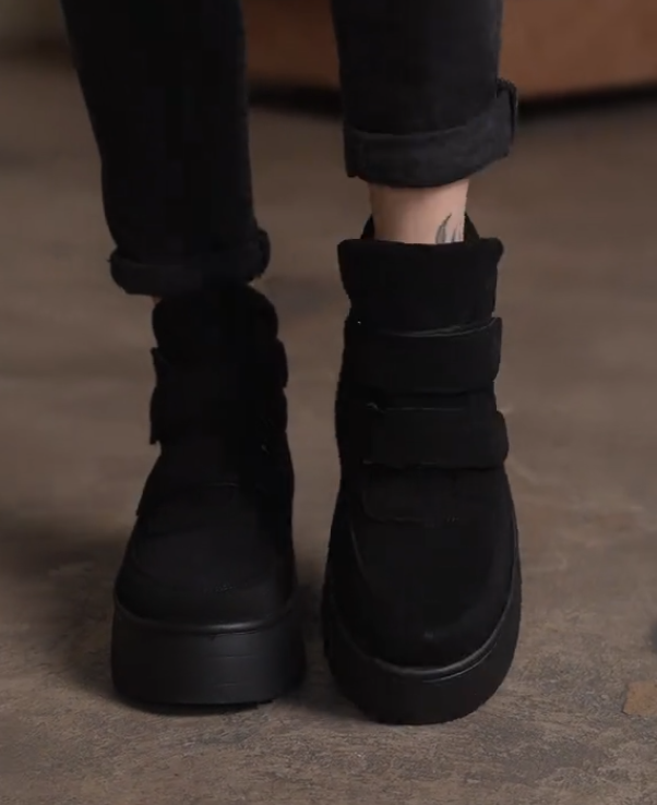 Women's Velcro Platform Casual Shoes