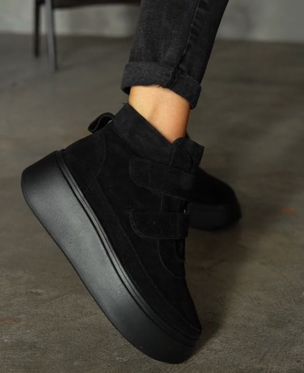 Women's Velcro Platform Casual Shoes