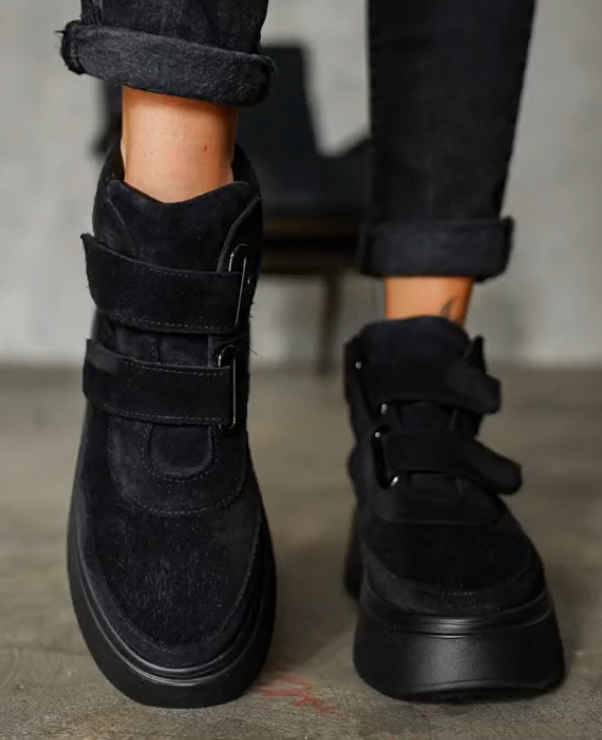 Women's Velcro Platform Casual Shoes