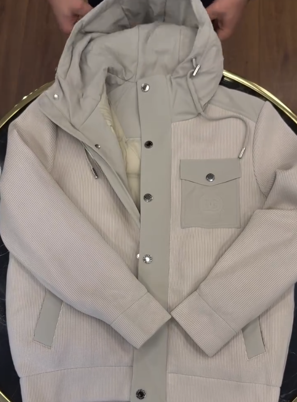 Men's Luxury Warm Hooded Jacket