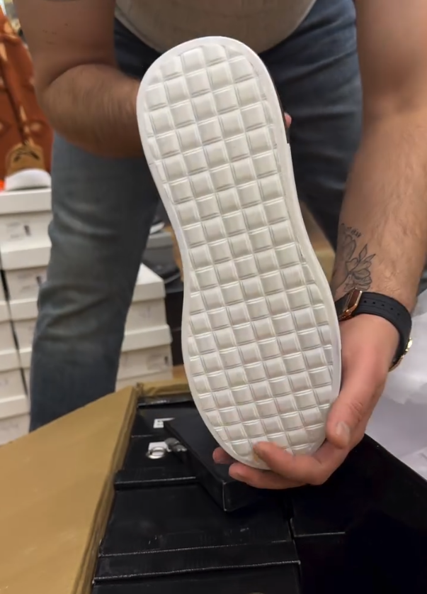 Luxury handcrafted platform men's leather shoes