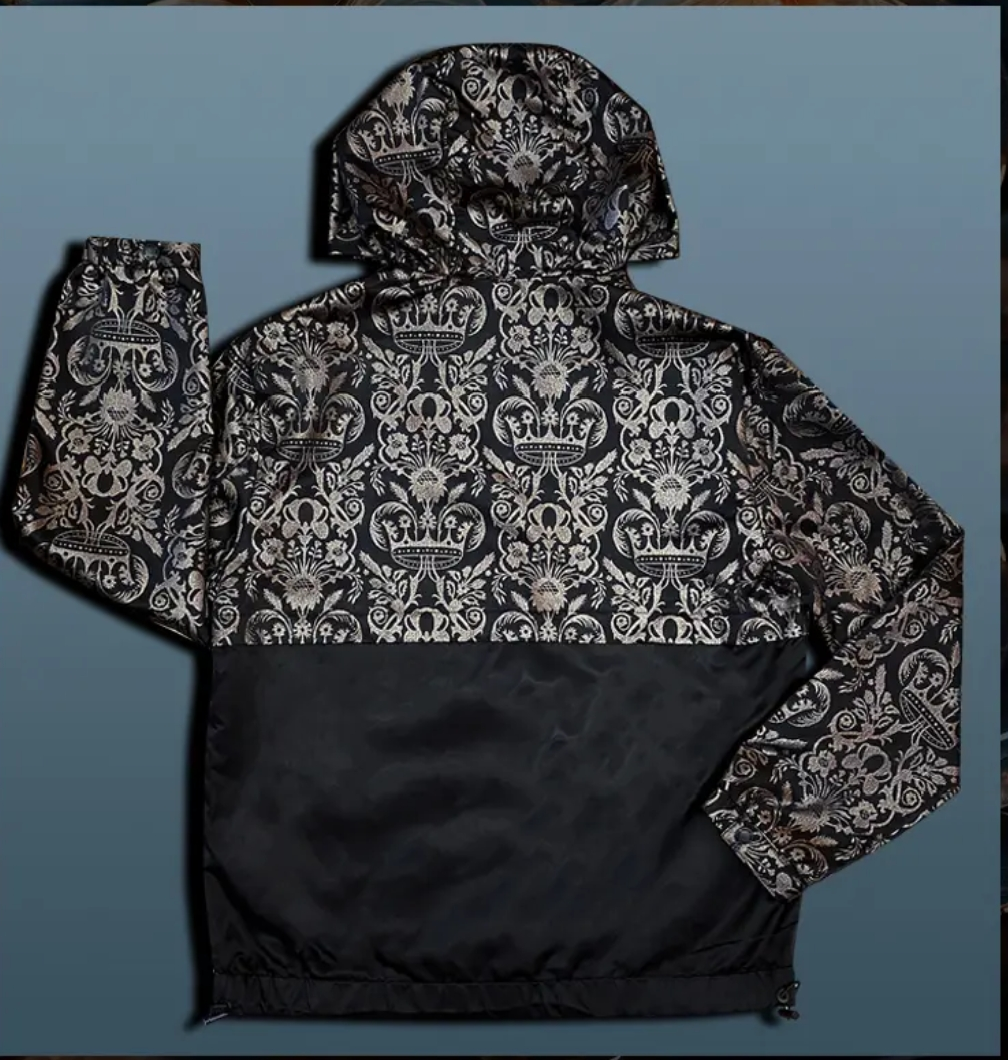 Luxury Trendy Printed Hooded Jacket