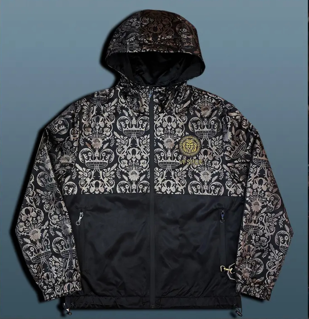 Luxury Trendy Printed Hooded Jacket