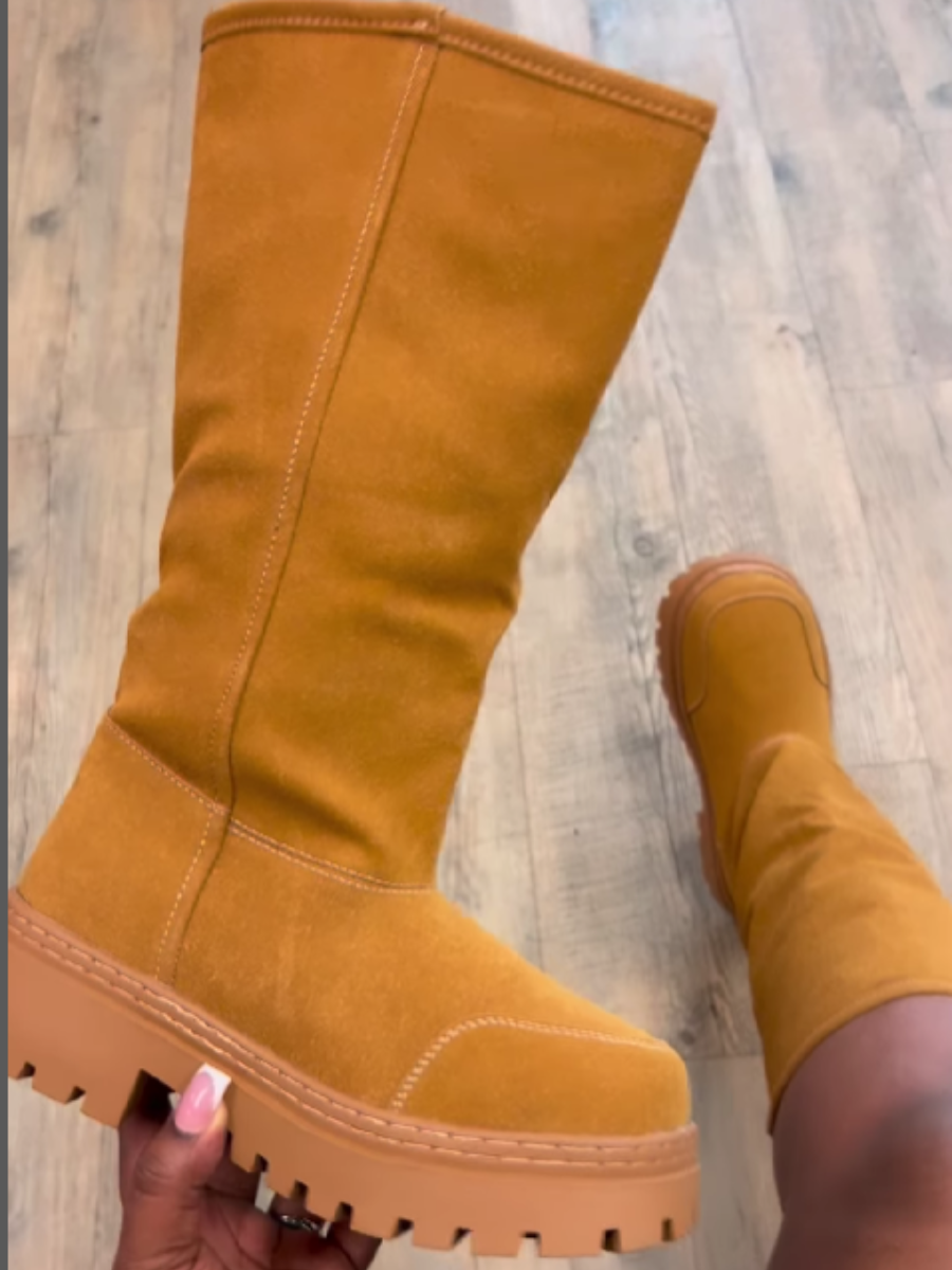 Thick-soled High Boots