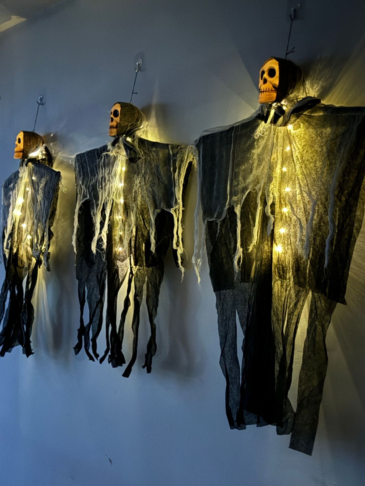 Funny Garden Decorative Lights Ghost Skull