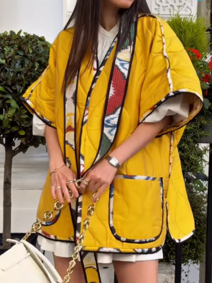 Printed Front And Back Coat