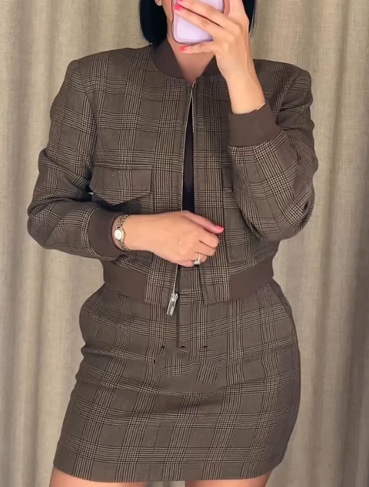 Fashionable two-piece jacket